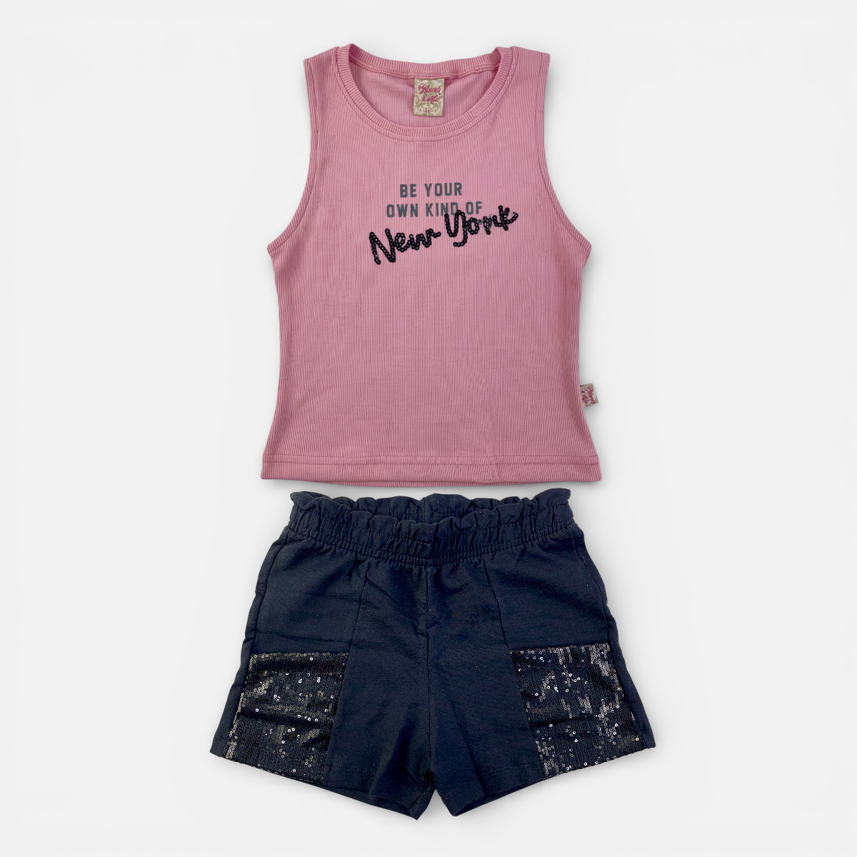 Conjunto Feminino Infantil Brincar e Arte New York