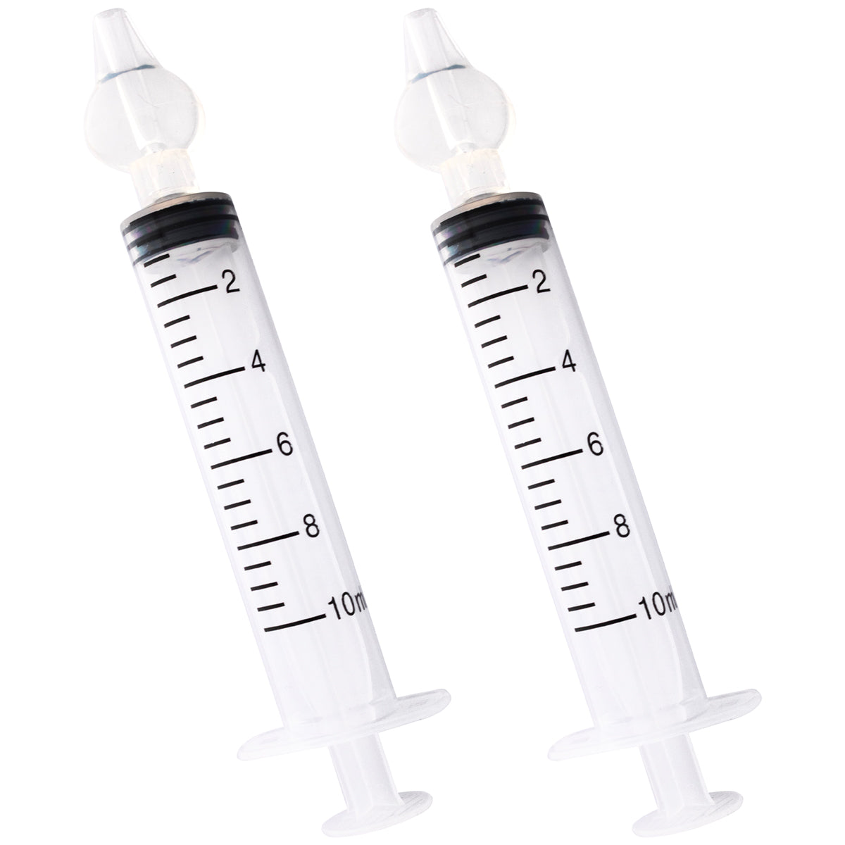 Kit Lavador Nasal de Seringa Pimpolho 10ml com Bico de Silicone - 2 Unidades