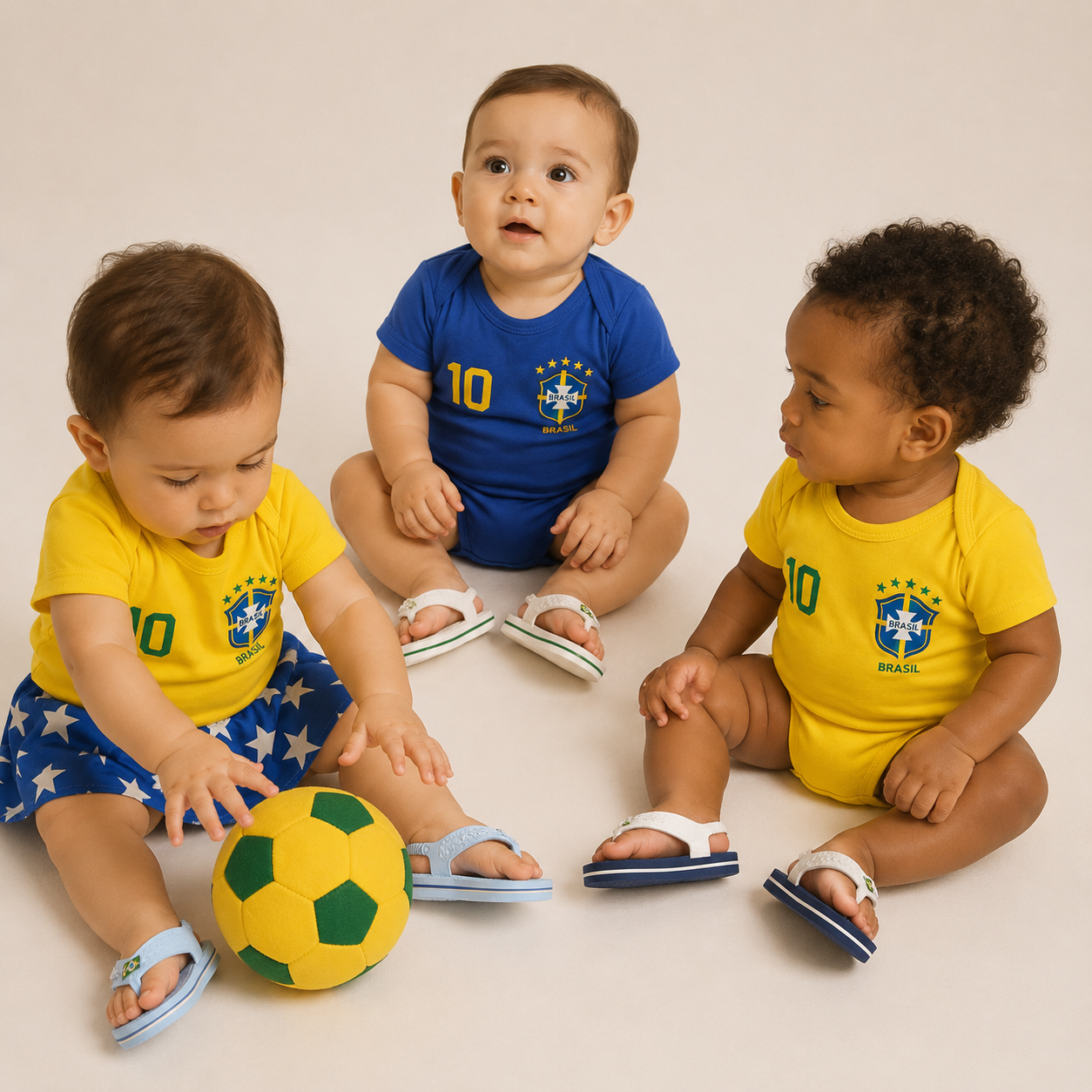 Body BabyKut Temático Copa Bebê Menino Menina