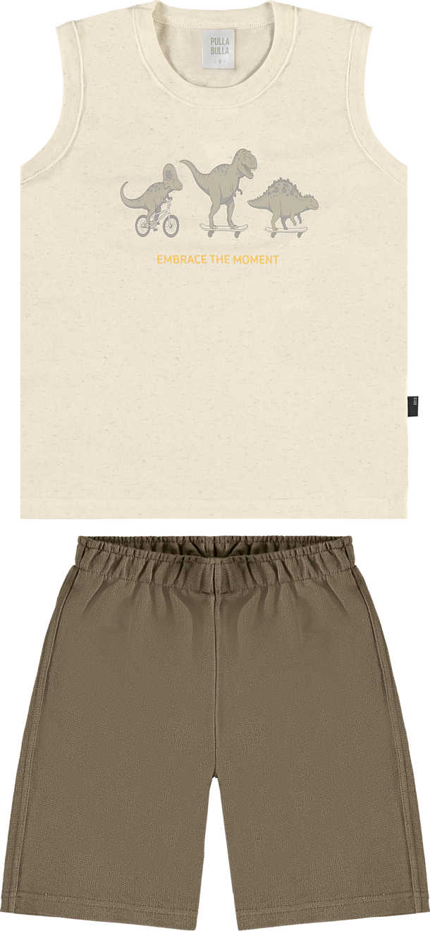 Conjunto Infantil Masculino Pulla Bulla Embrace The Moment – Conforto e Estilo para o Dia a Dia