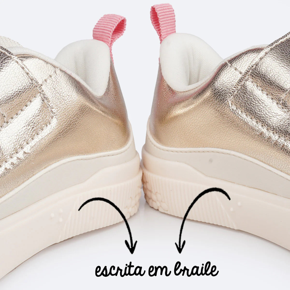 Tênis Infantil Pampili Yumi Calce Fácil Colegial