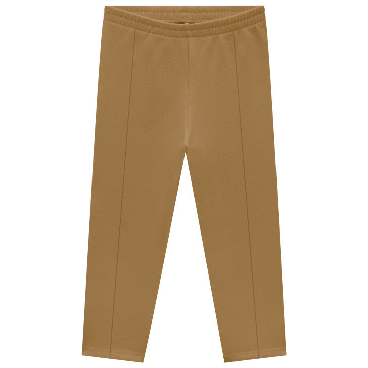 Calça Legging Infantil Feminina Kyly Básica em Algodão com Elastano