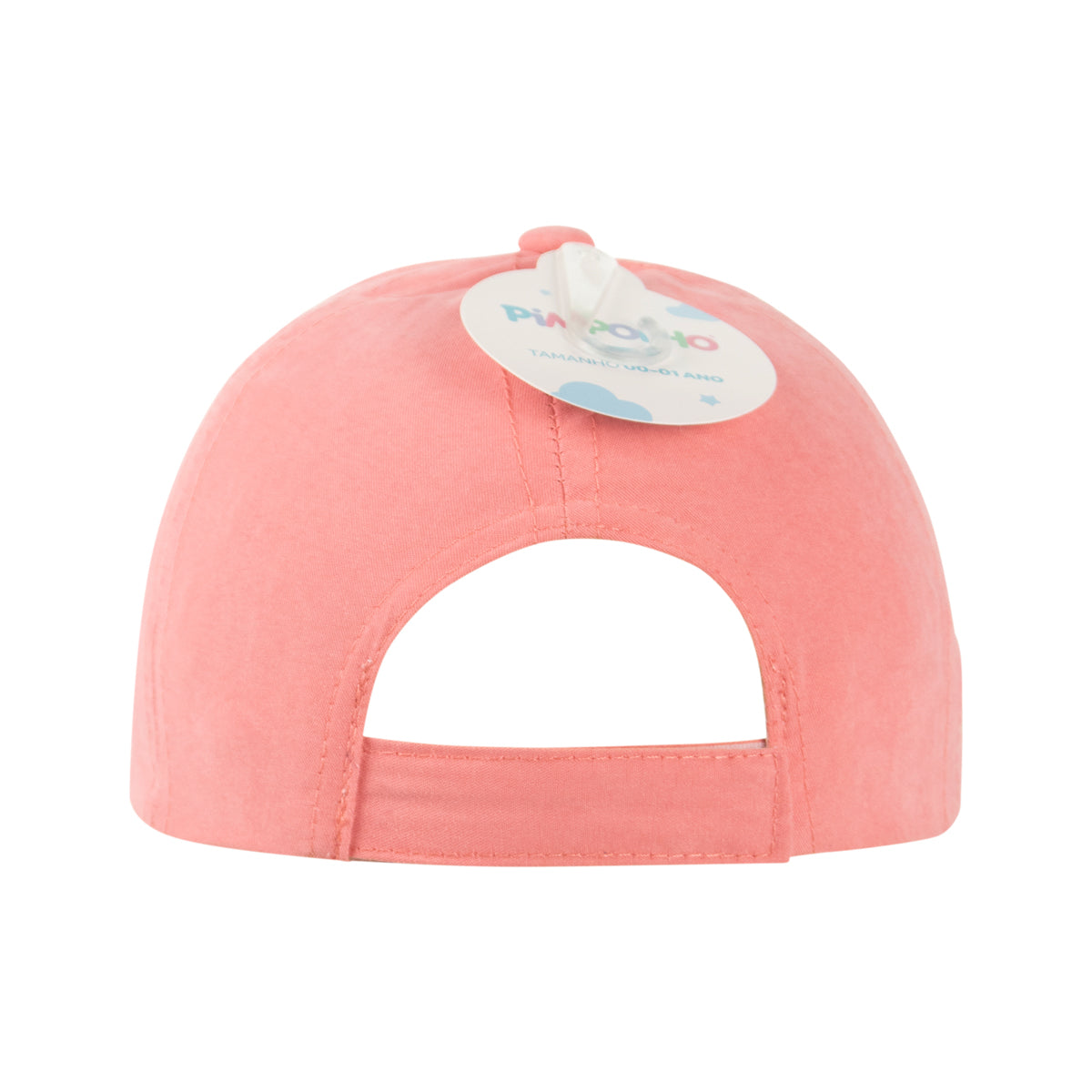 Boné Bebê Feminino Pimpolho Estampado com Velcro 0 a 1 Ano