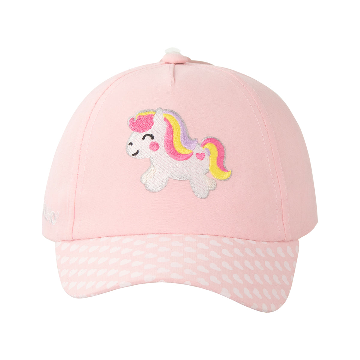 Boné Infantil Feminino Pimpolho Estampado com Velcro 01 a 02 Anos