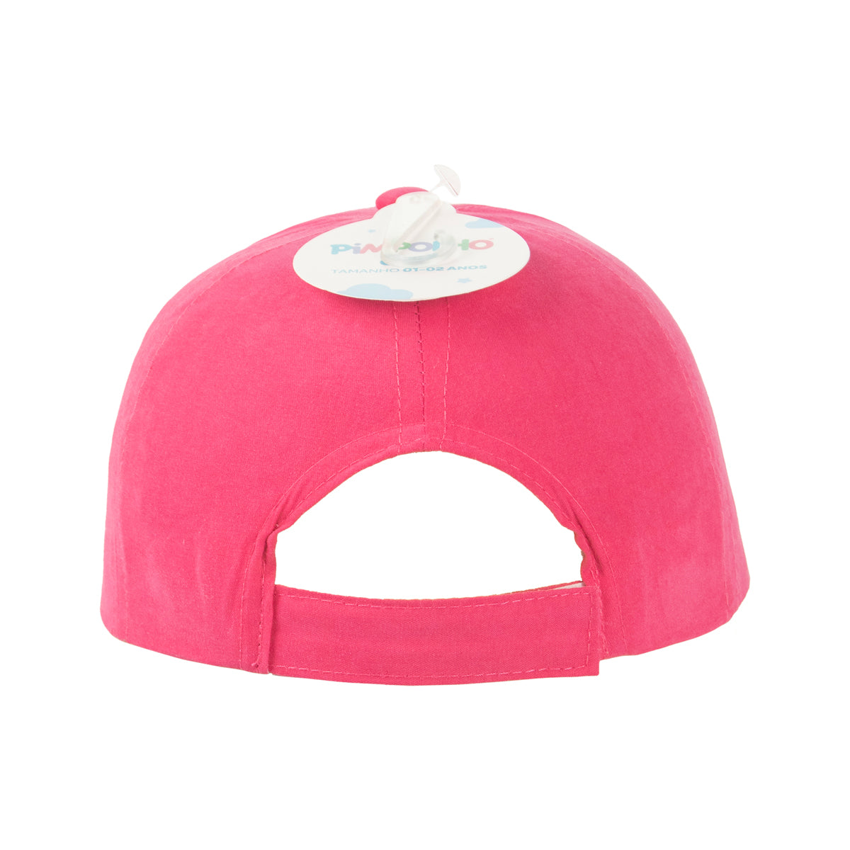 Boné Infantil Feminino Pimpolho Estampado com Velcro 01 a 02 Anos