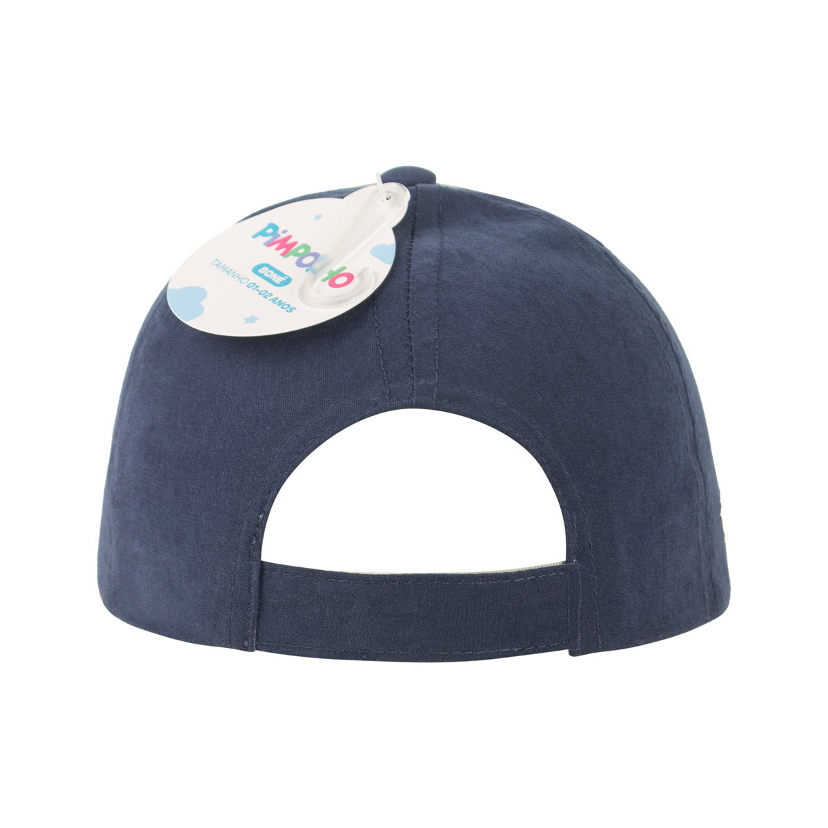 Boné Infantil Masculino Pimpolho Estampado com Velcro 01 a 02 Anos