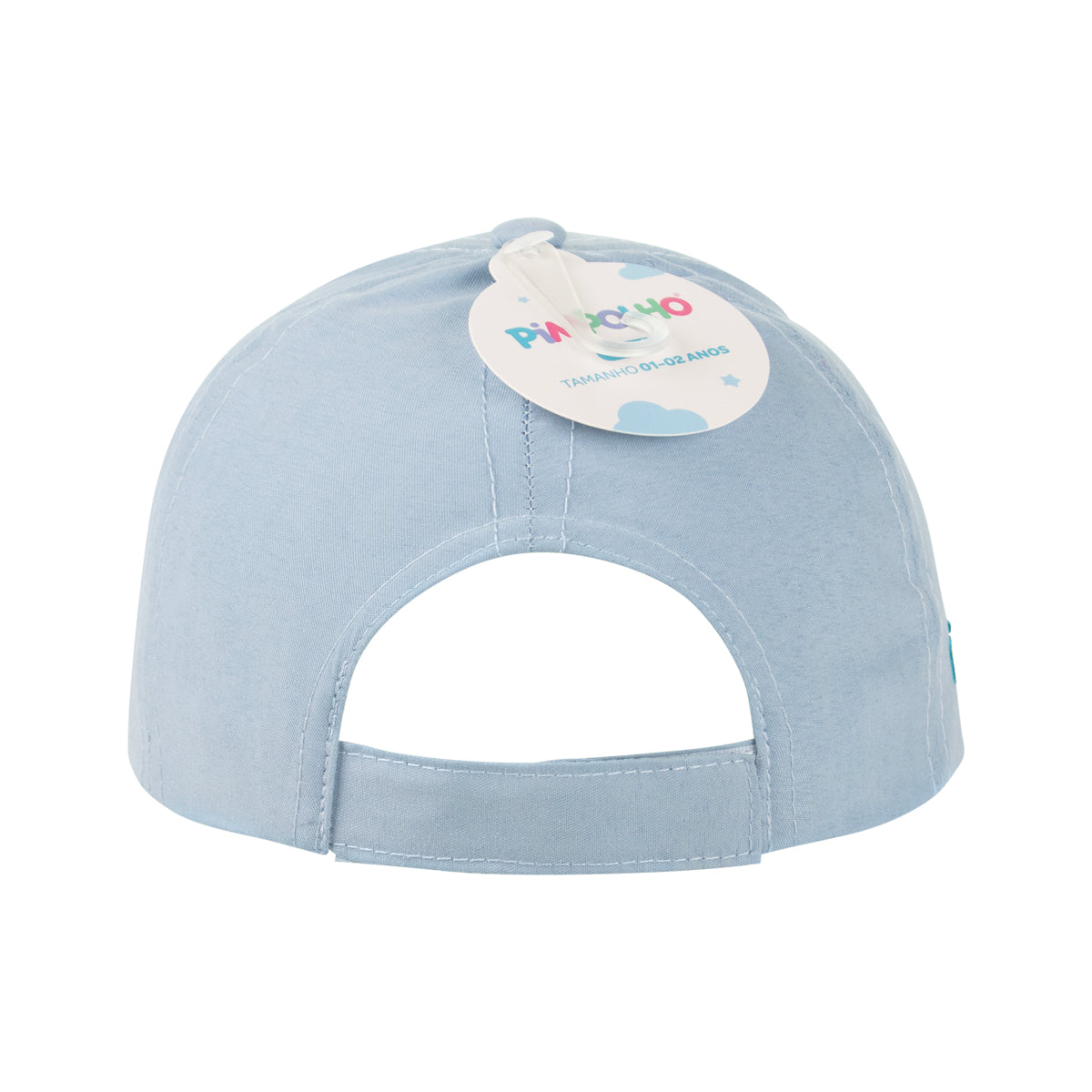 Boné Infantil Masculino Pimpolho Estampado com Velcro 01 a 02 Anos