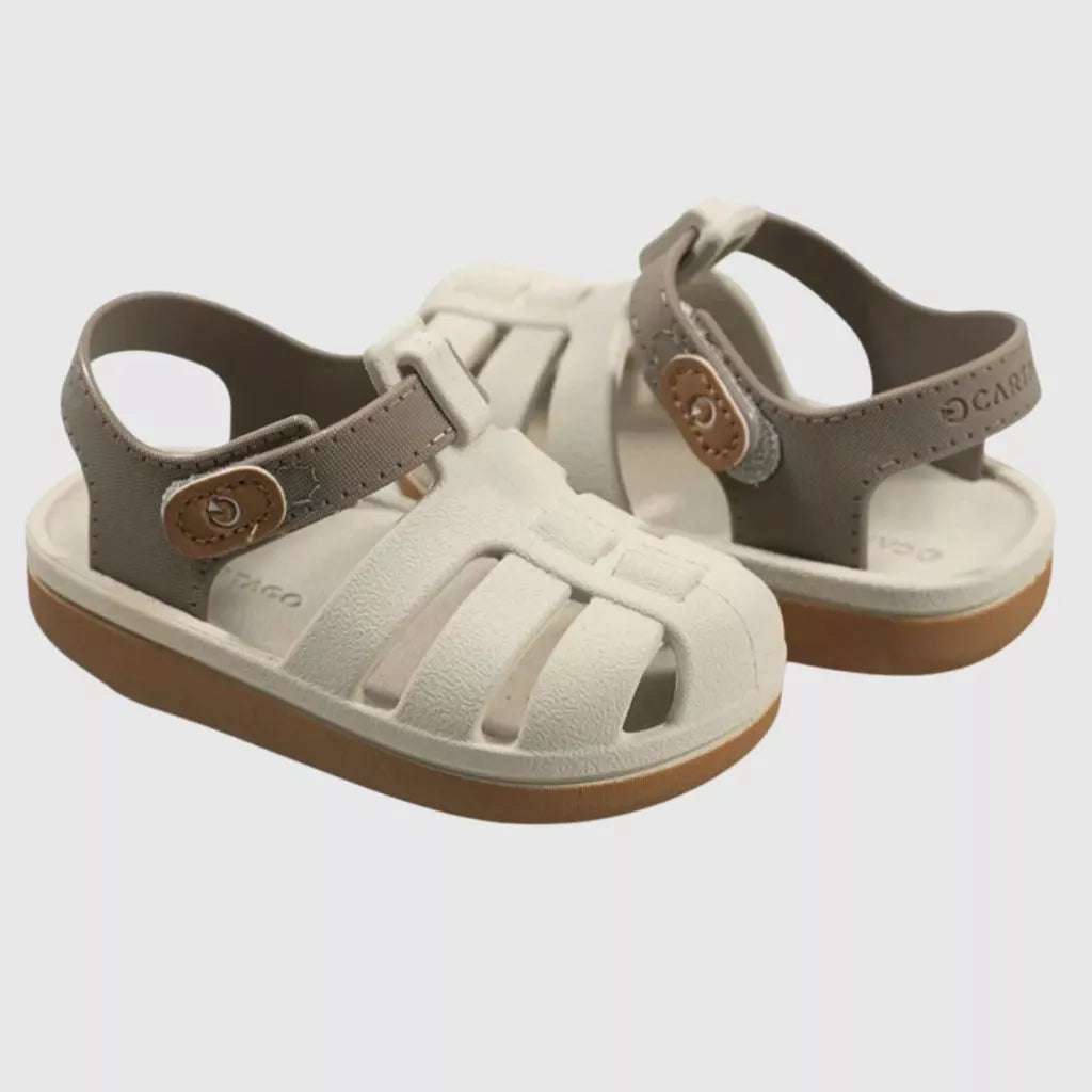 Sandália Baby Cartago Oslo II Grendene Kids com Fecho Ajustável