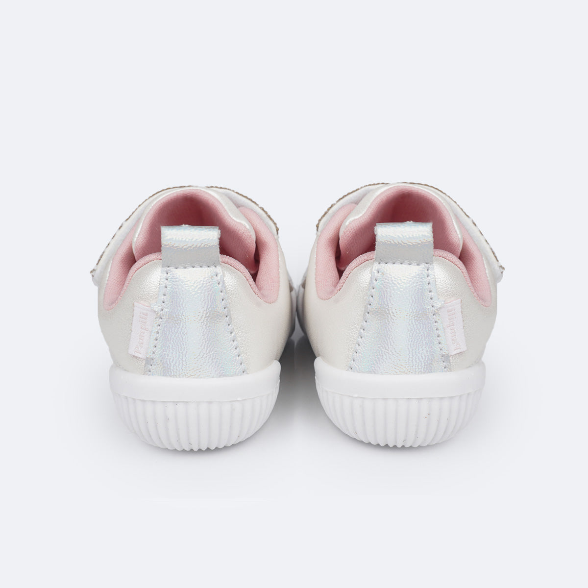 Tênis Infantil Feminino Pampili Yuyu Manta de Strass com Velcro