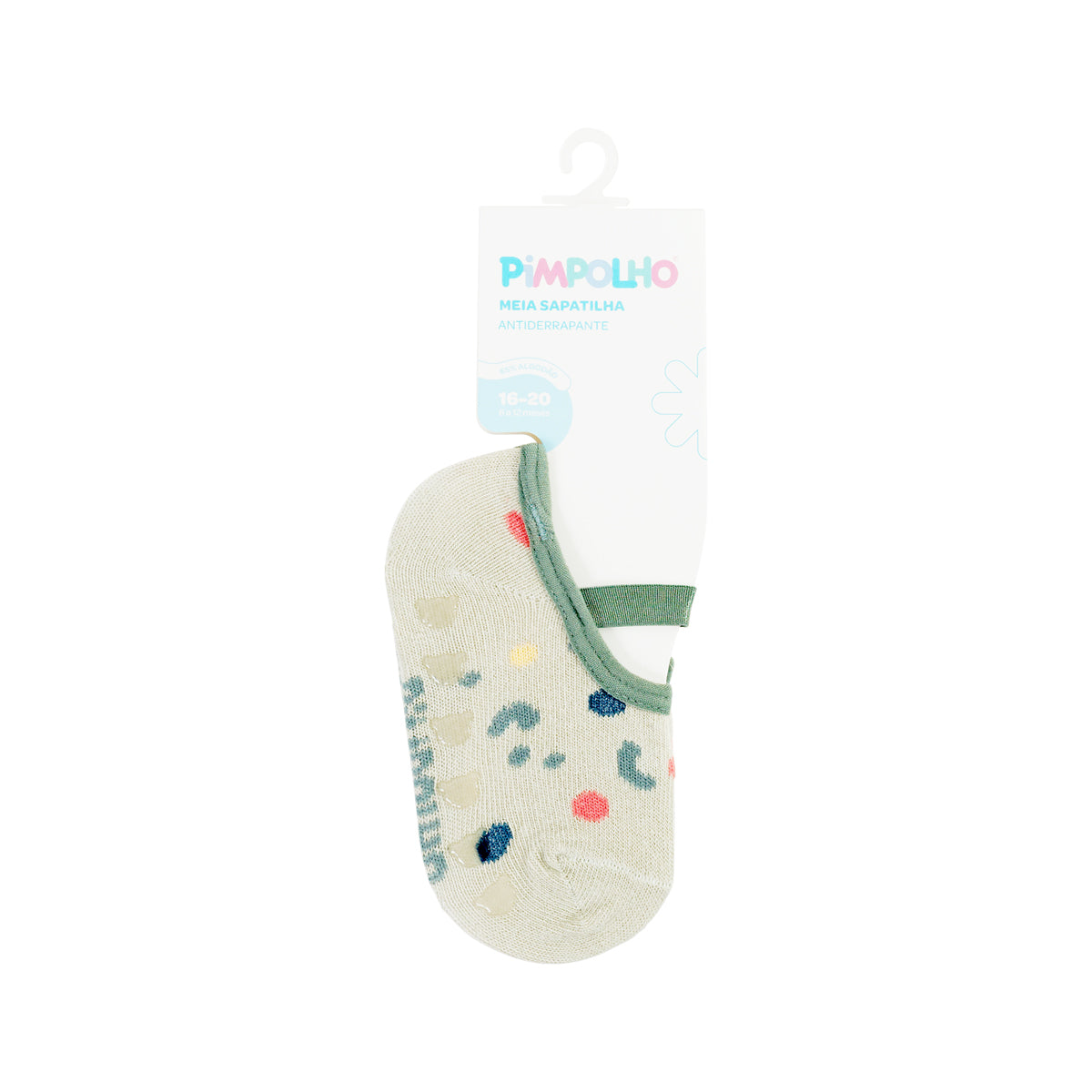 Meia Sapatilha Infantil Masculina Pimpolho Colorida AntiderrapanteMeia Sapatilha Infantil Masculina Pimpolho Colorida Antiderrapante