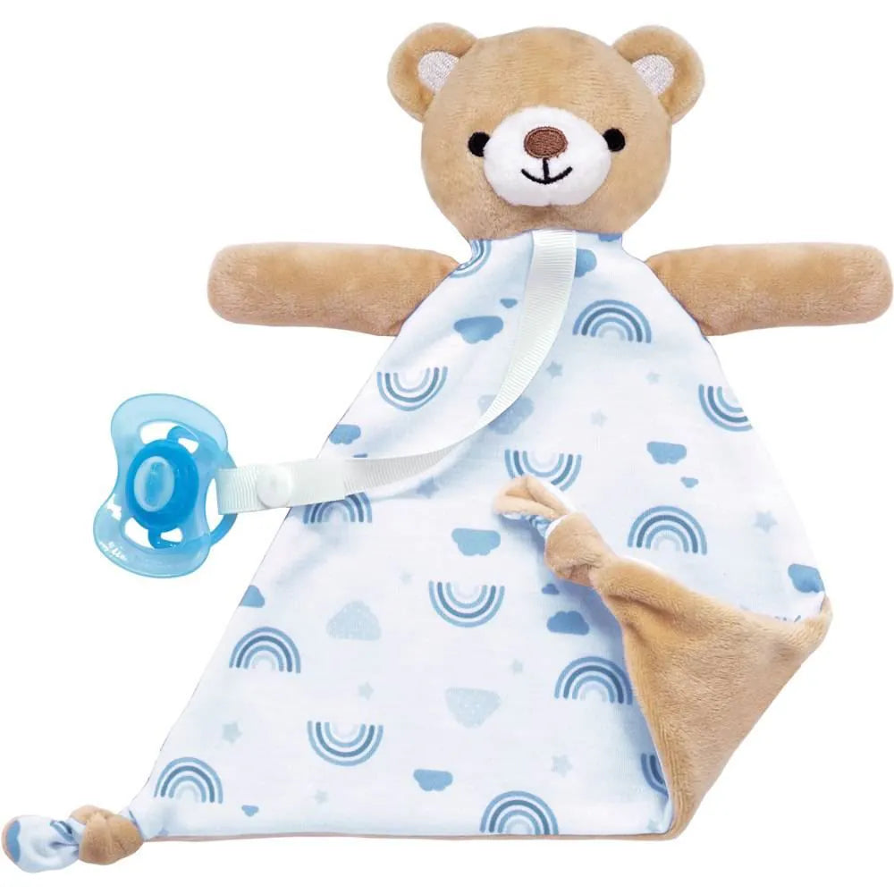 Naninha Infantil Buba Bichinhos com Prendedor de Chupeta