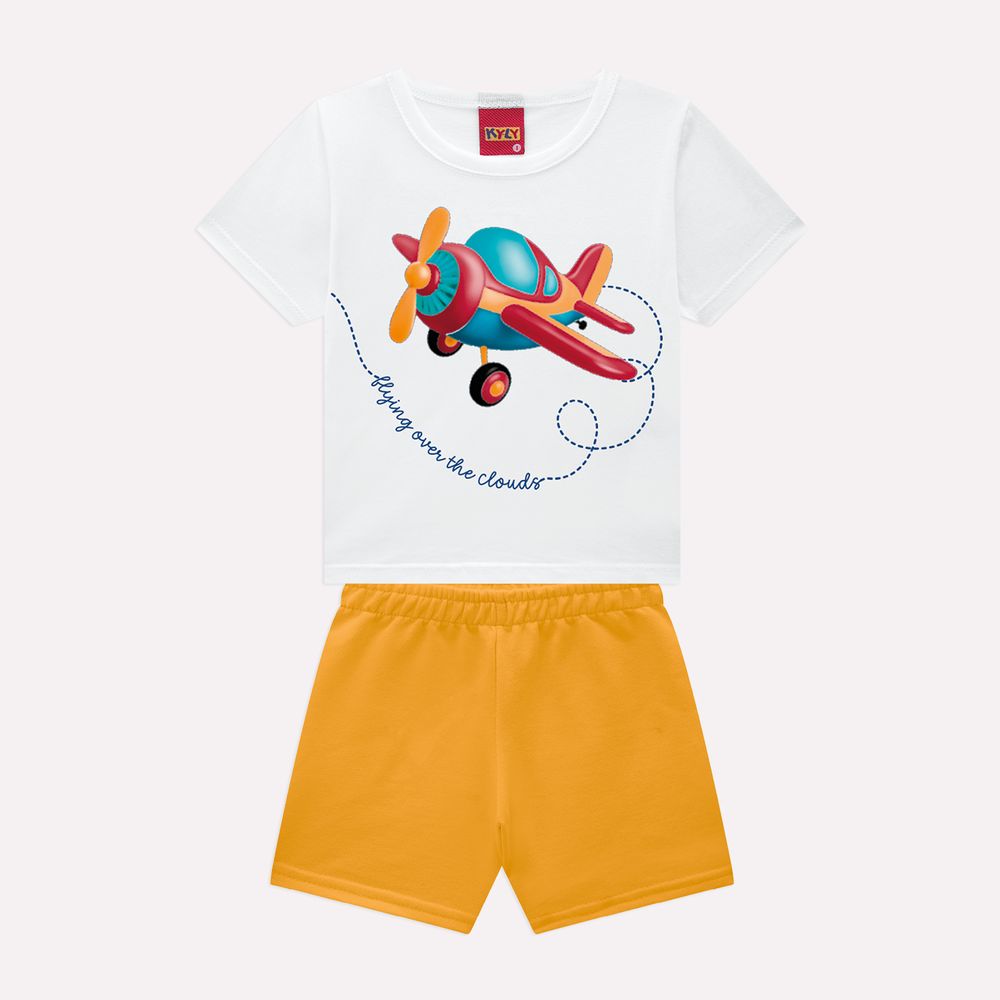 Conjunto Infantil Masculino Kyly Aviãozinho
