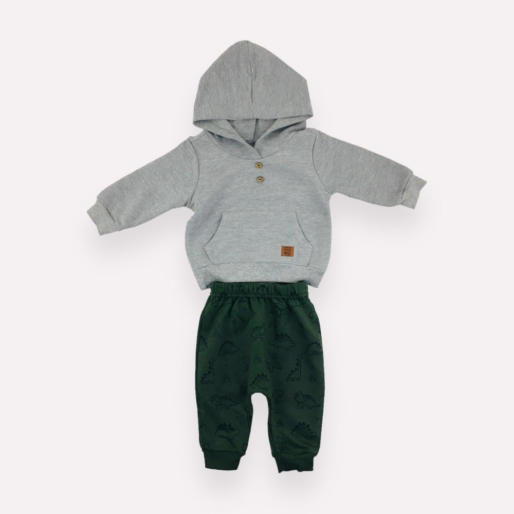 Conjunto Pulla Bulla Dinos Canelado