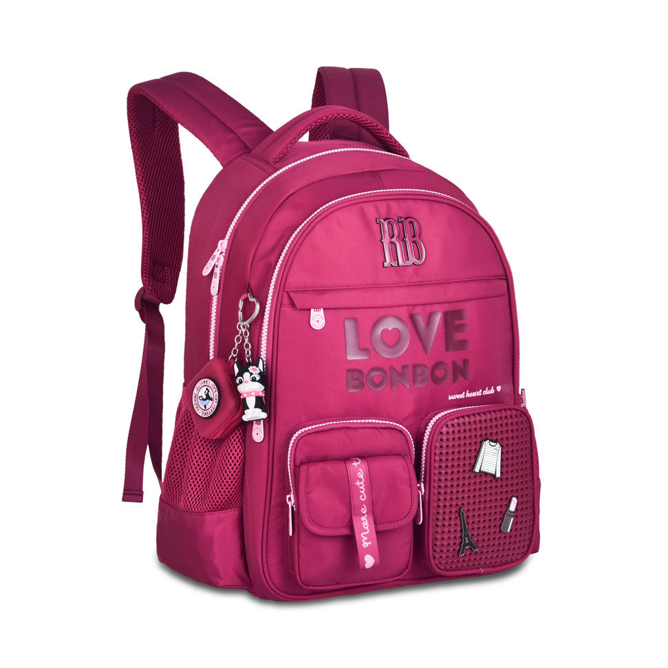 MOCHILA DE COSTAS REBECCA BONBON LOVE 17,5" OFICIAL