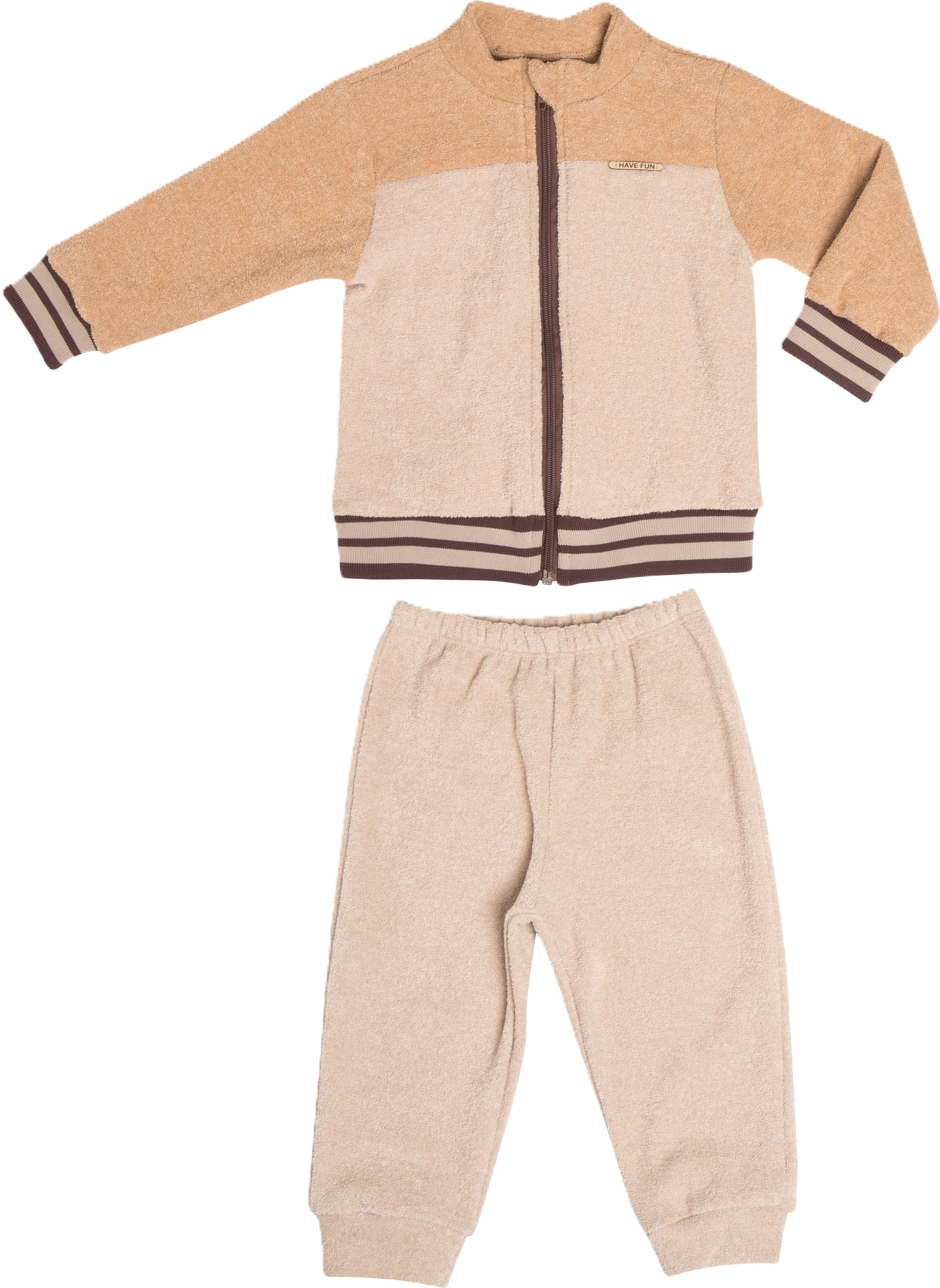Conjunto Infantil Menino Have Fun em Fleece Plush com Detalhe Buckle