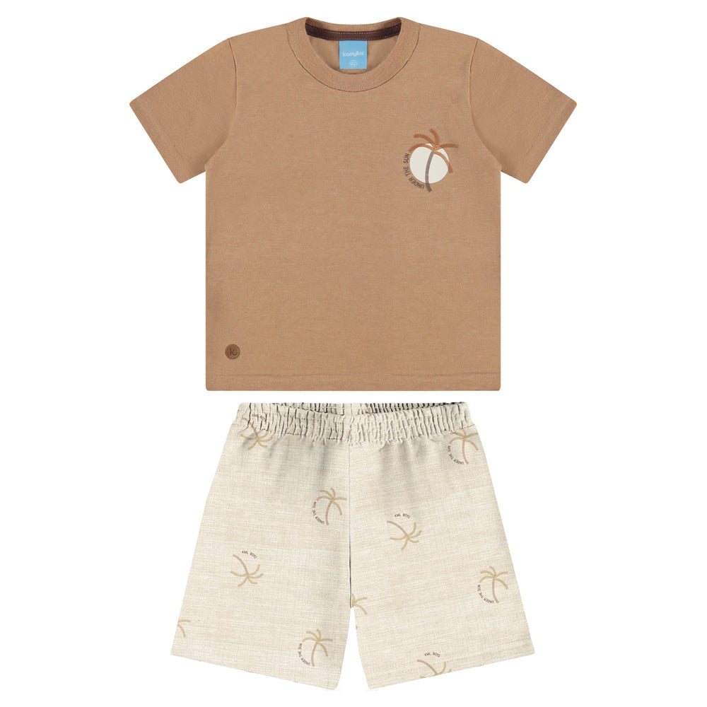 Conjunto Infantil Masculino Kamylus Under The Sun Tropical