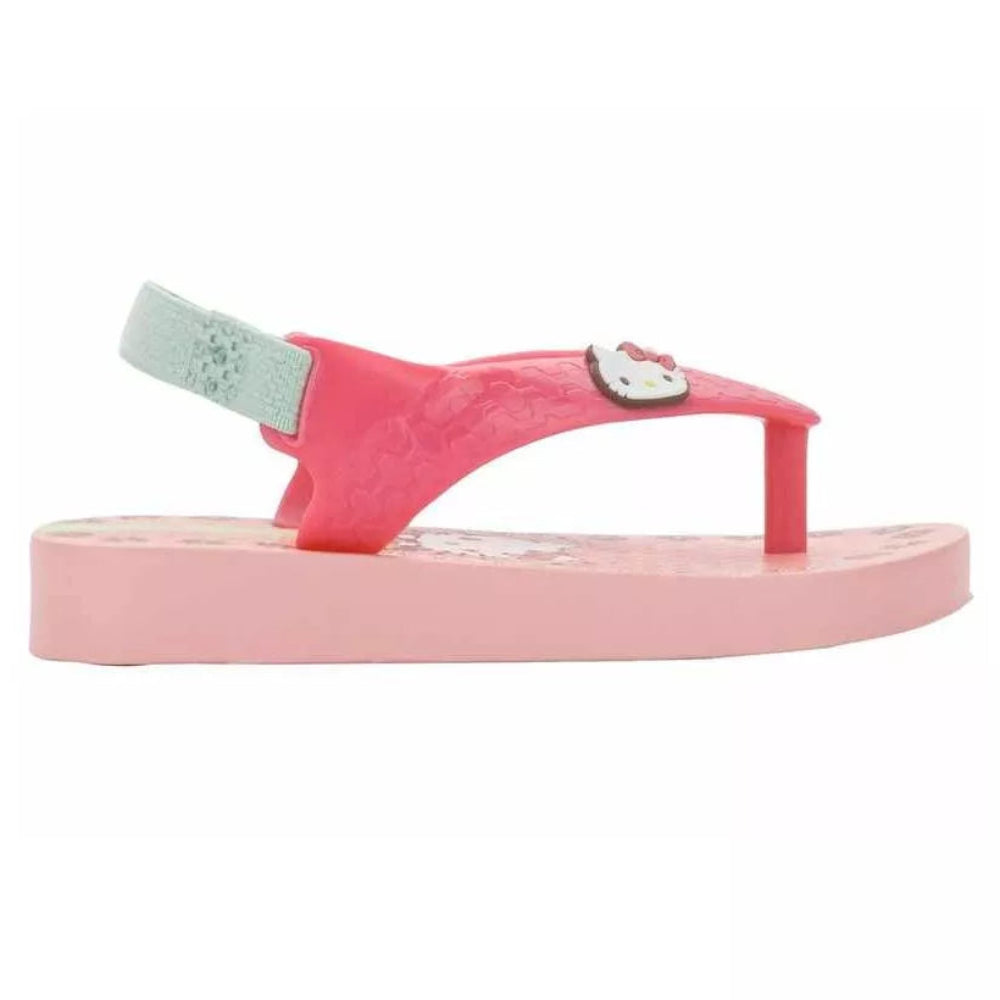 Chinelo Baby Ipanema Hello Kitty Amore Grendene com Elástico