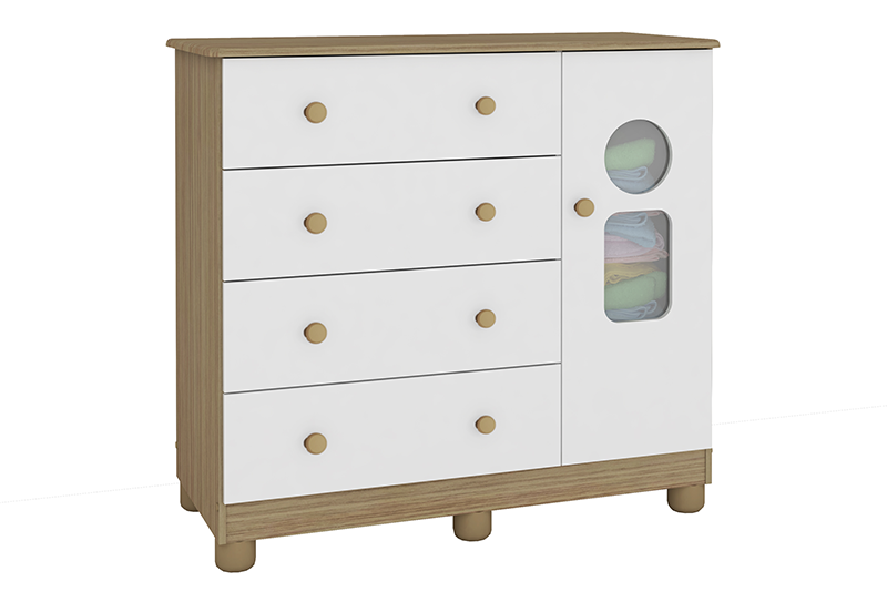 COMODA TEDY NEW 1 PT PEROBA