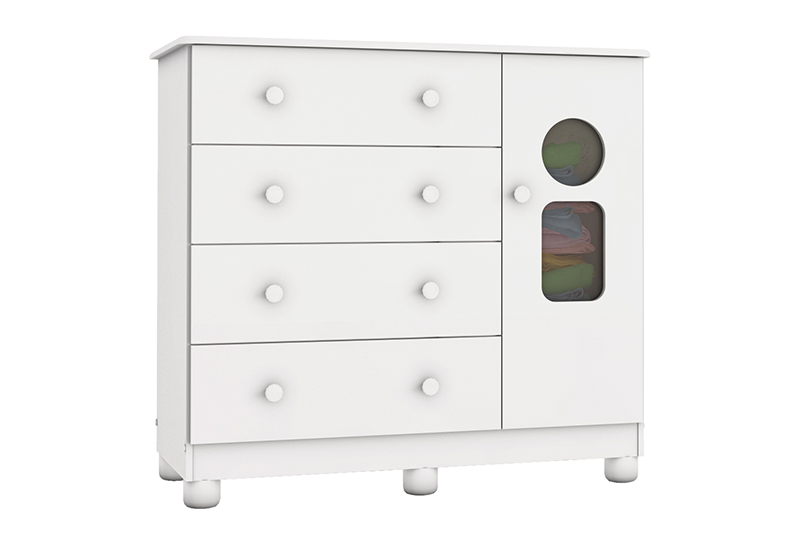 COMODA TEDY NEW 1 PT PEROBA