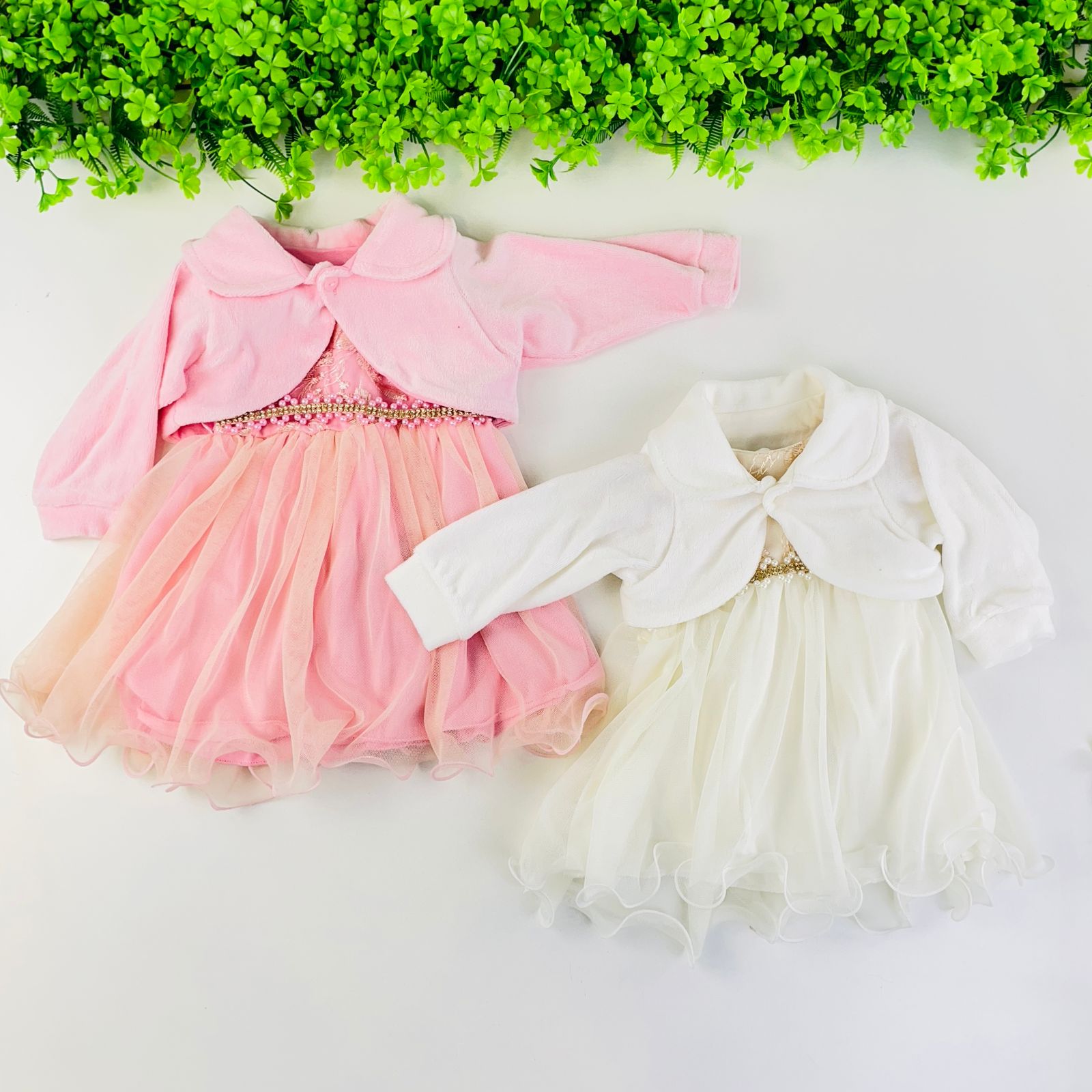 Vestido Infantil de Festa Djiele Renda Glamour com Bolero de Soft