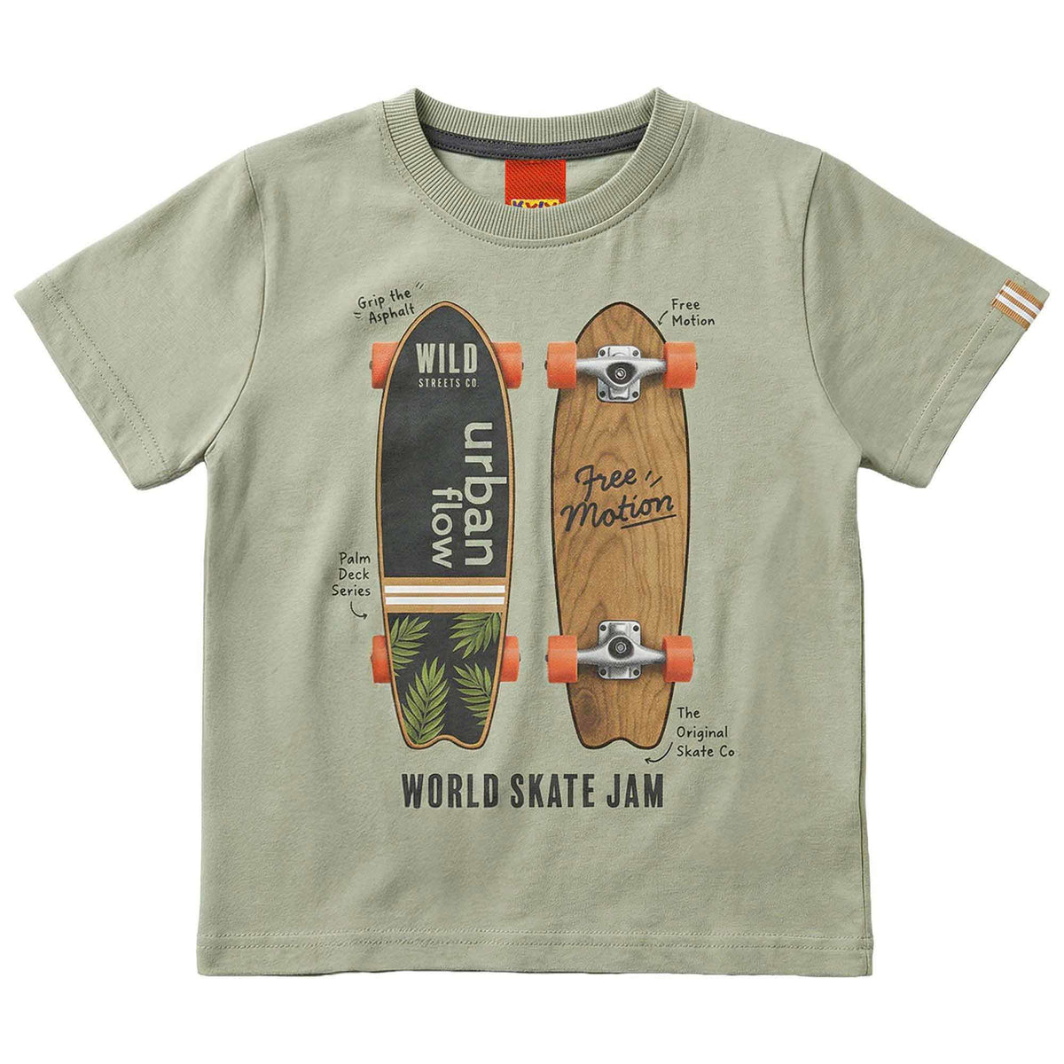 Camiseta Masculina Bebê Kyly Skate Urban Manga Curta