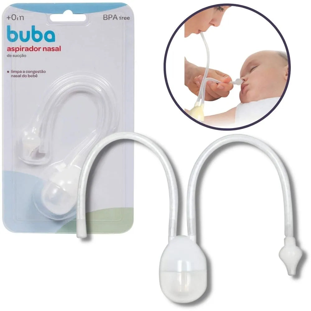Aspirador Nasal de Sucção Buba Baby Higiene e Praticidade 0m+