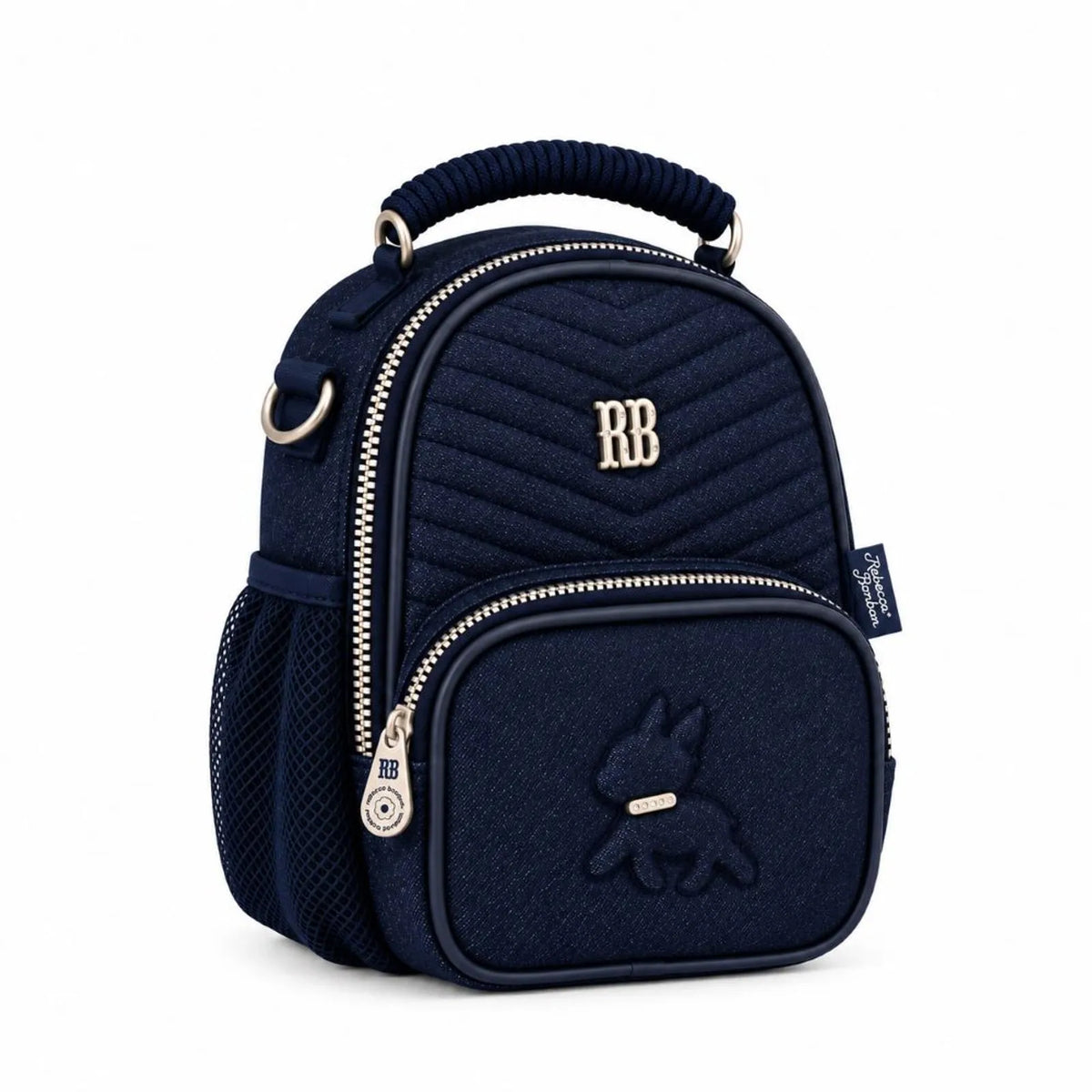 Lancheira Térmica Escolar Bolsa Rebecca Bonbon Jeans Star Coleção 2027 Original Clio