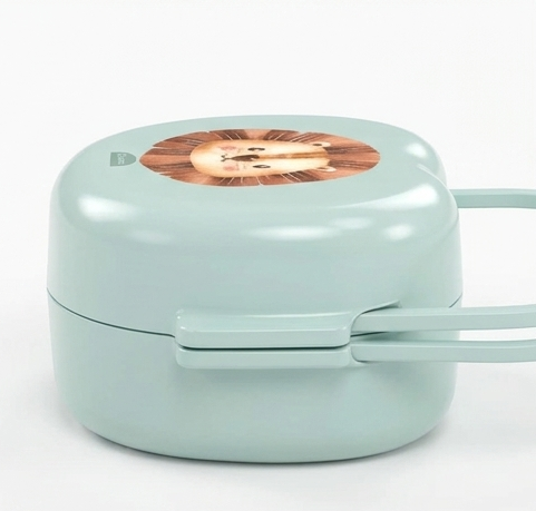 Porta Chupeta Infantil Plasútil com Alça e Estampa Delicada 140ml