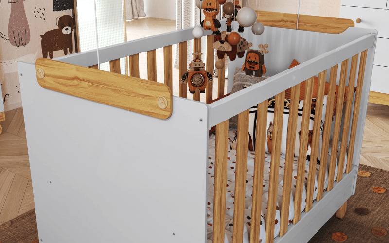 Berço Americano Peroba Pingo 4 em 1