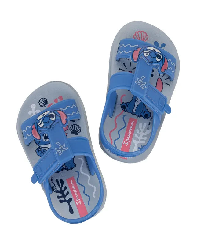 Sandália Papete Baby Disney Friends Ipanema Stitch Mickey Calce Fácil