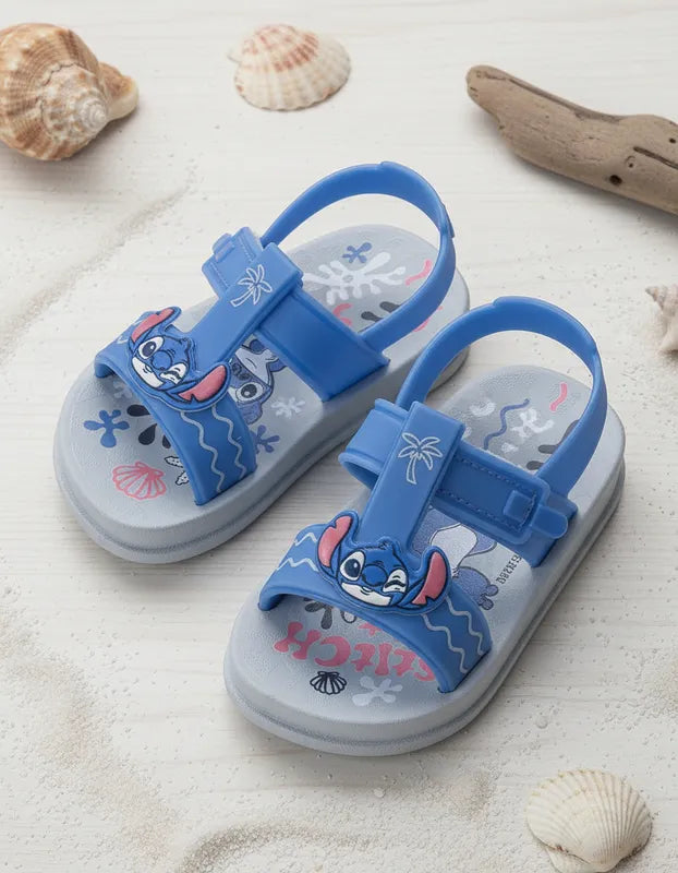 Sandália Papete Baby Disney Friends Ipanema Stitch Mickey Calce Fácil