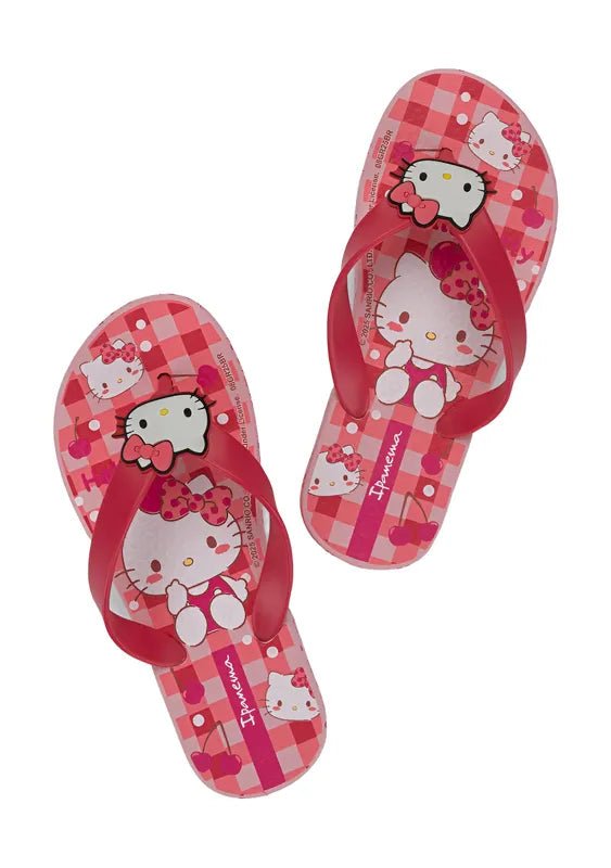 Chinelo Infantil Ipanema Helloo Kitty Funny Conforto Estilo
