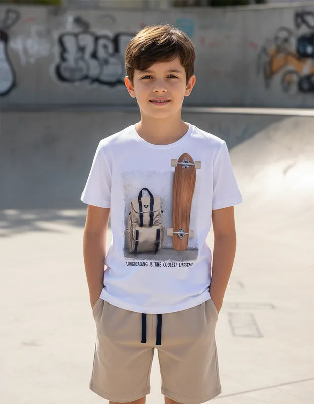 Conjunto Infantil Menino Milon Skate Longboarding Lifestyle