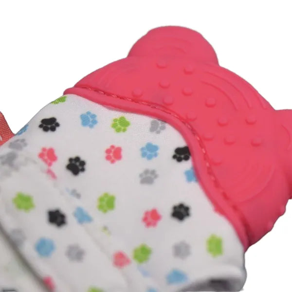 Luvinha Buba Mordedor Urso Bebê Alívio Gengiva Silicone