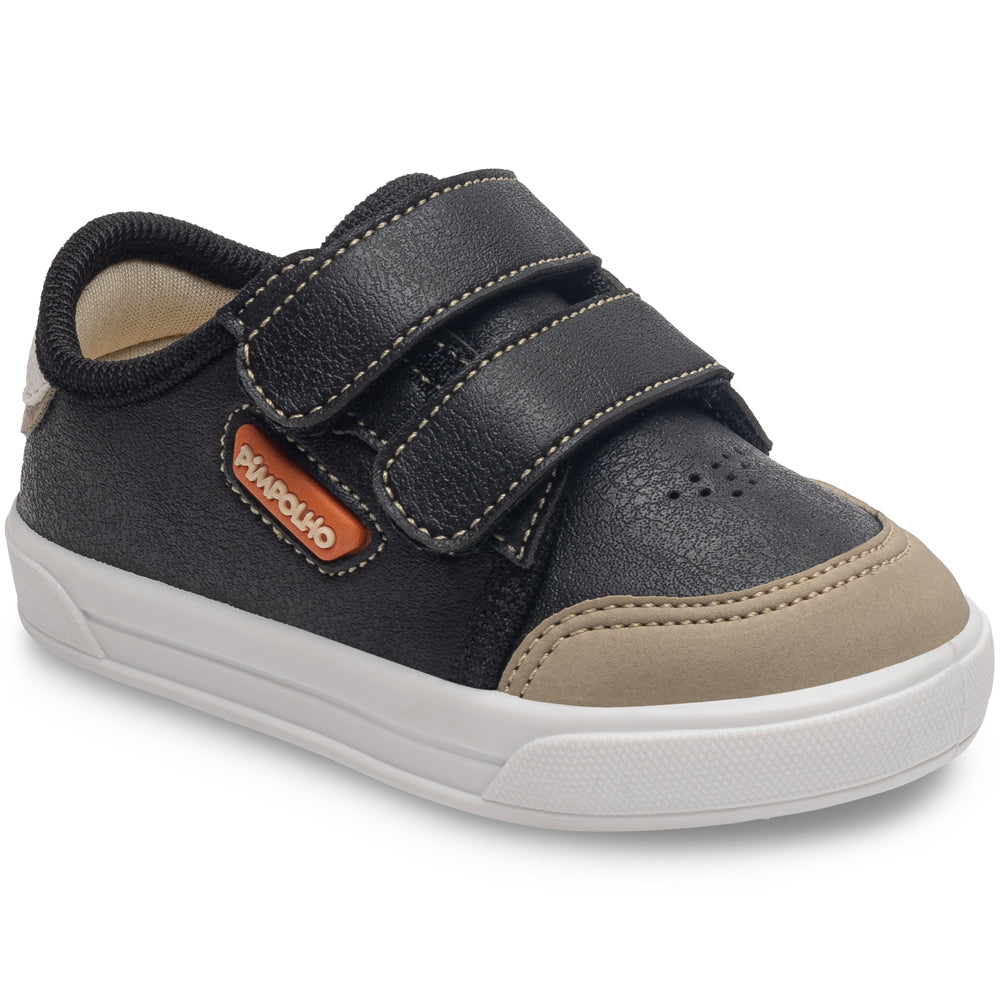 Tênis Infantil Pimpolho Street Urban Classic Casual com Velcro