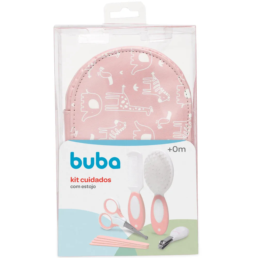 Kit Cuidados Buba com Estojo 9 Peças Infantil para Bebê