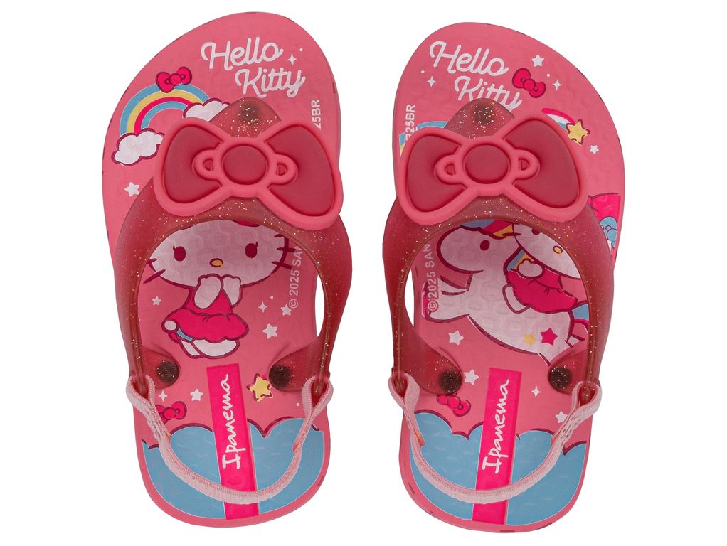 Chinelo Baby Menina Ipanema Hello Kity