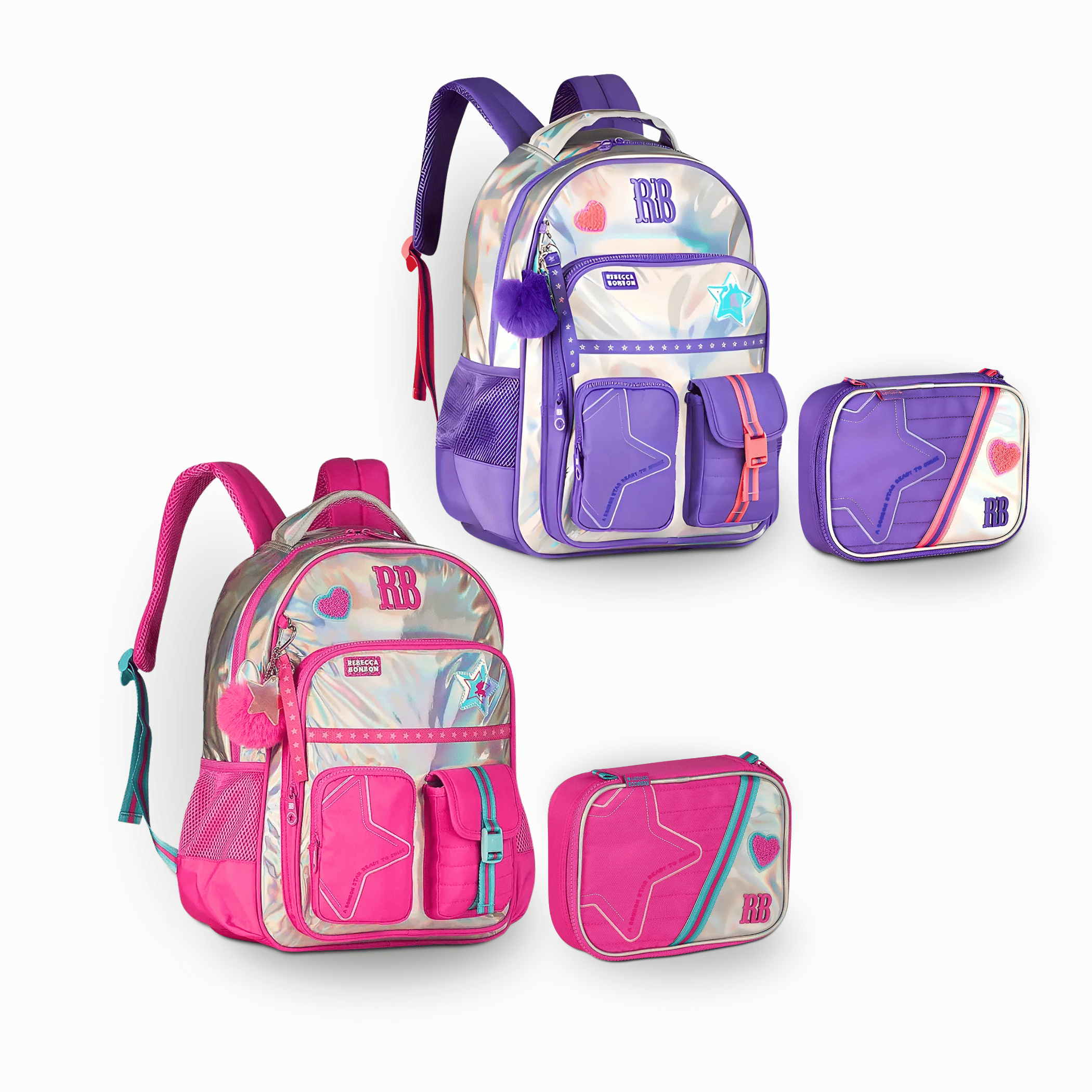 Kit Escolar Mochila Estojo Rebecca Bonbon Voltas às Aulas