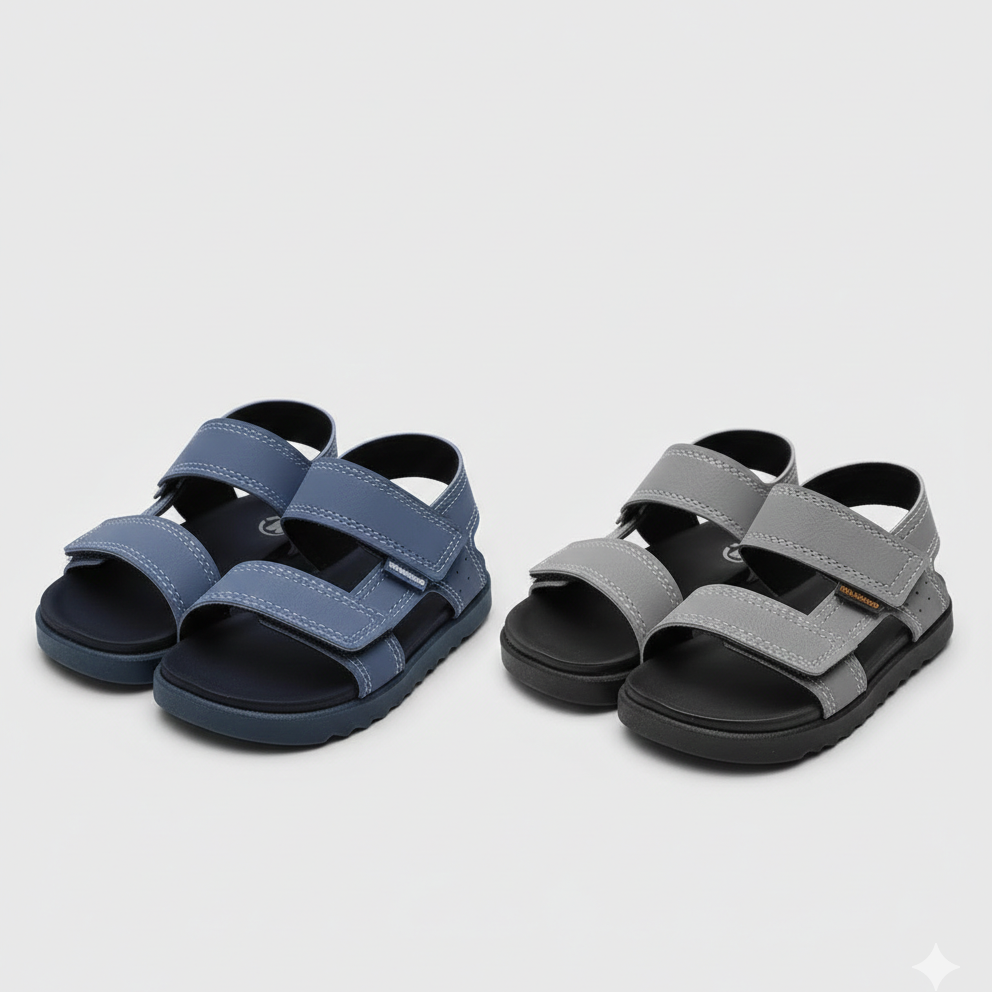 Sandália Papete Infantil Molekinho Fecho Fácil Conforto e Estilo