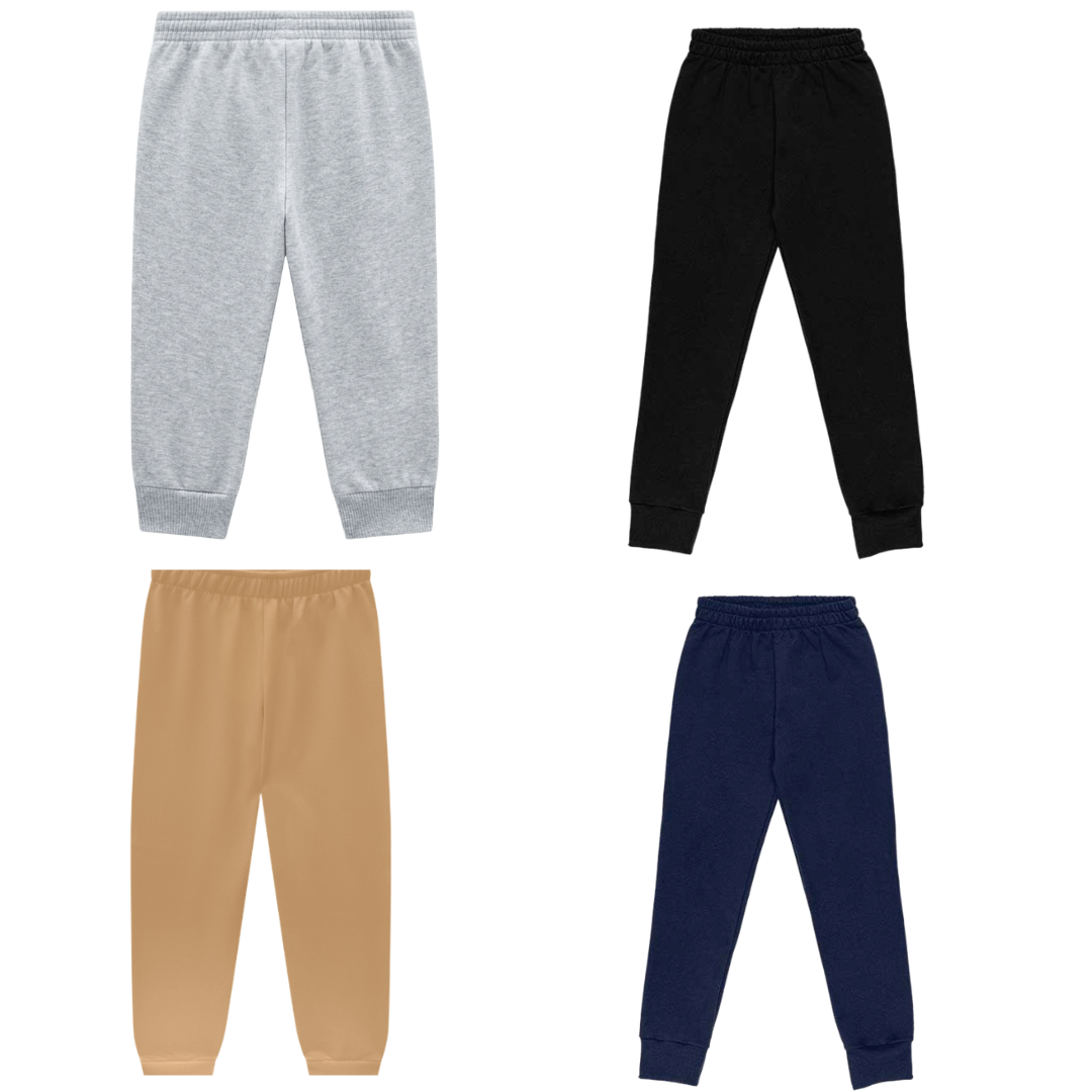 Calça Moletom Infantil Kyly Inverno Básica