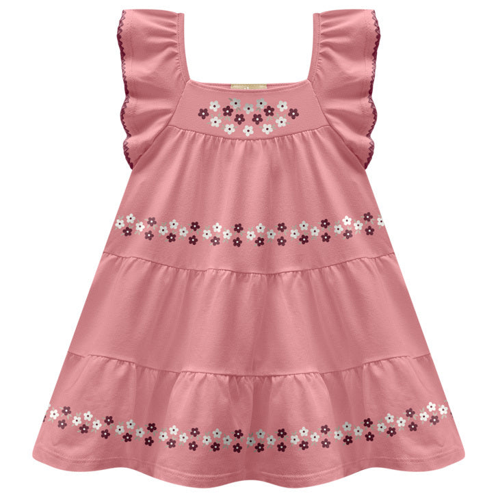 Vestido Infantil Milon Floral Delicado
