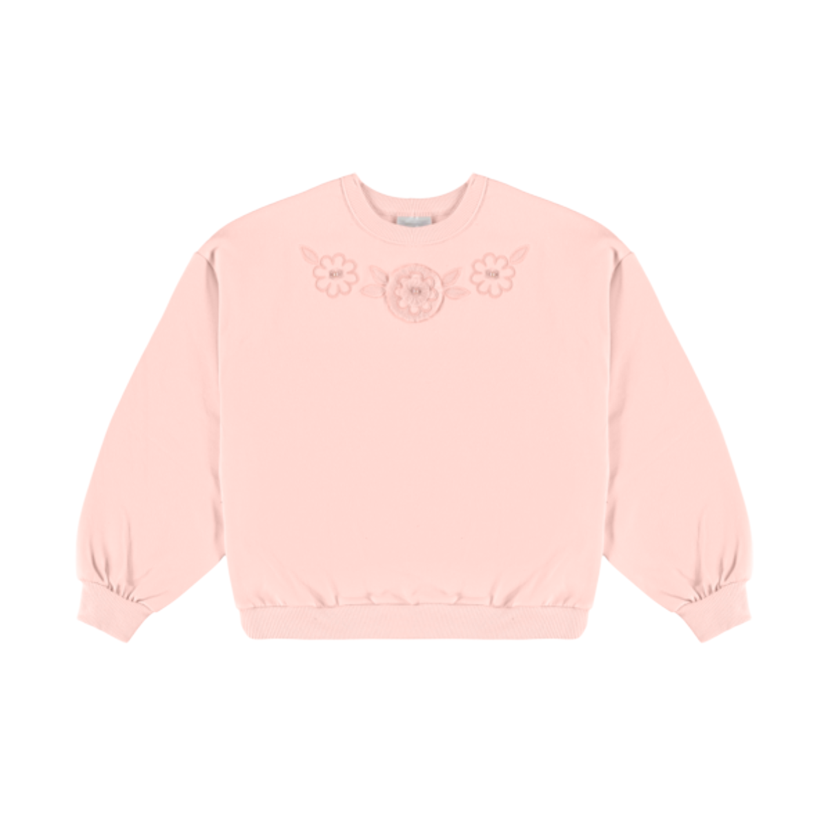 Conjunto Infantil Feminino Pulla Bulla Flores Bordada