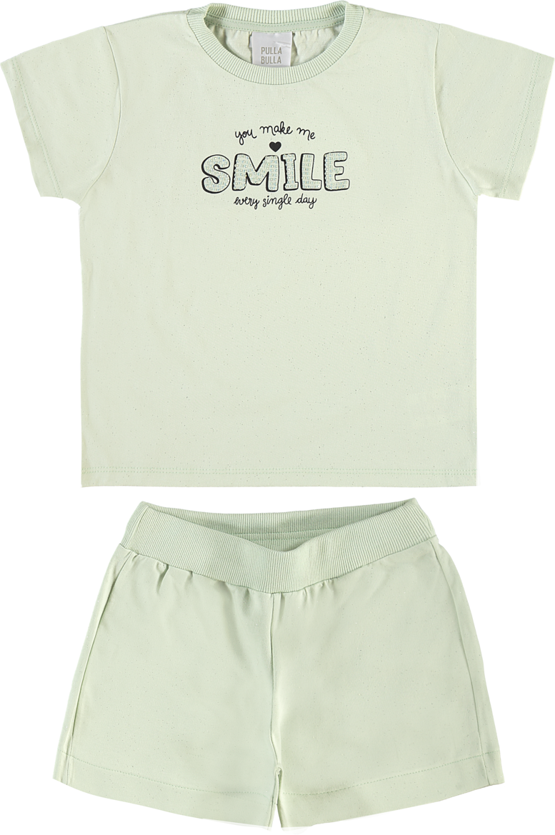 Conjunto Infantil Feminino Pulla Bulla Smile – Conforto e Estilo para o Dia a Dia