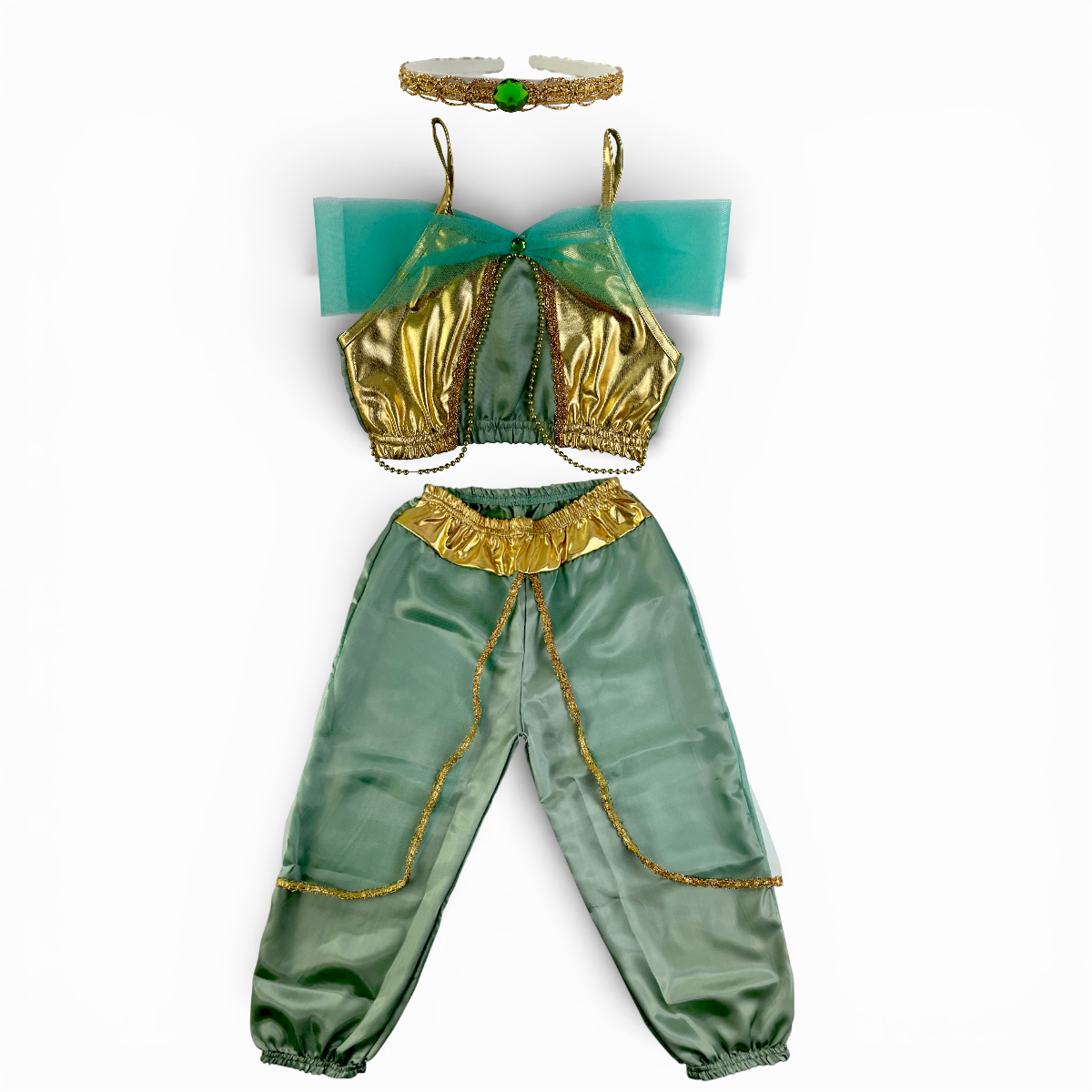 Fantasia Infantil Jasmine com Tiara