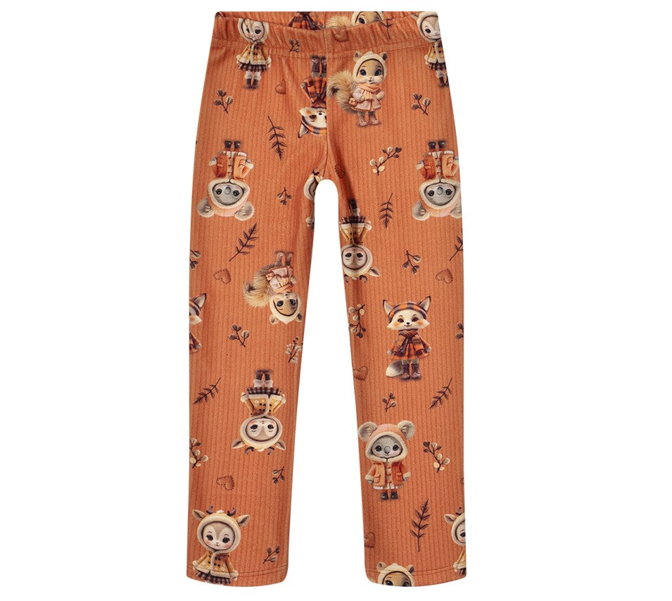 Conjunto Infantil Feminino Alakazoo com Jaqueta em Moletom e Legging em Malha Soft