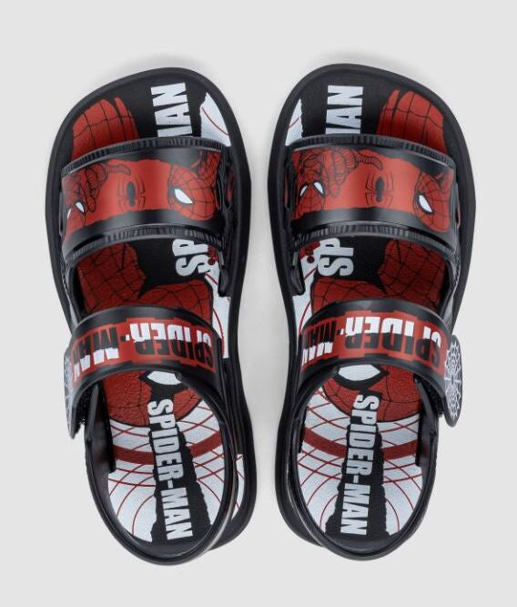 Papete Sandália Infantil Grendene Kids Homem Aranha Adveture Com Mochila