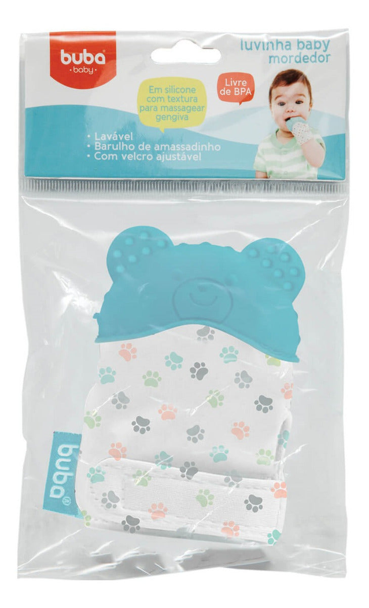 Luvinha Buba Mordedor Urso Bebê Alívio Gengiva Silicone