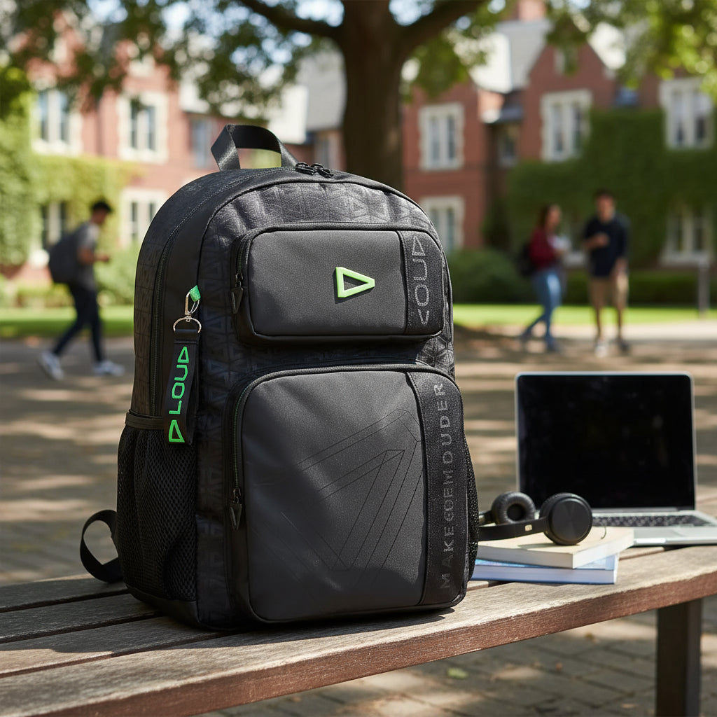 Kit Mochila e Estojo Loud Clio Style Oficial Escolar Juvenil Voltas às Aulas Meninos