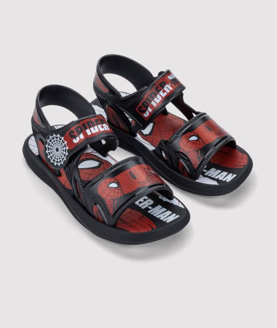 Papete Sandália Infantil Grendene Kids Homem Aranha Adveture Com Mochila