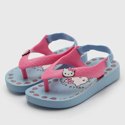 Chinelo Baby Ipanema Hello Kitty Amore Grendene com Elástico